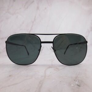 ArtCraft USA Mens Aviator Sunglasses Matte Black Metal Frame OP 58 18 150